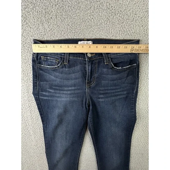 Judy Blue Jeans Womens 9/29 Dark Blue Denim Handsand Ultra Soft Rayon USA - Picture 6 of 11